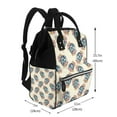 thumbnail image 2 of Daiia 70s Disco Ball Large Capacity Baby Bag Waterproof Stylish Diaper Bag Mummy Backpack Adjustable Straps Diaper BagBaby Essentials Bag, 2 of 6