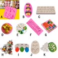 thumbnail image 4 of Christmas Silicone Molds Snowflake Molds Xmas Fondant Chocolate Candy Cake Molds Christmas Snowman Tree Snowflake Holly Leaves Santa Claus Baking Molds for Party Cake Decor(Pink,3.5x2x0.4"), 4 of 8