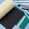 thumbnail image 5 of 70x11.8 inch Black Self Adhesive EVA Foam Roll 6mm Thick Waterproof Foam Rubber Sheet for Furniture Protecting Gap Filling Costumes and Other Craft Project Black, 5 of 9
