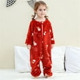 thumbnail image 2 of WIBACKER 6M-6Y Baby Warm Flannel Sleeping Bag, Christmas Sleepsuit, Kids Toddler Boys Girls Double Zipper Wearable Sleep Sack - Snowman, 2 of 10