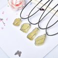 thumbnail image 2 of Natural Citrine Stone Crystal Necklace Raw Crystals Healing Stone Pendant Yellow Quartz For Men Women Mineral Jewelry For Gift, 2 of 5