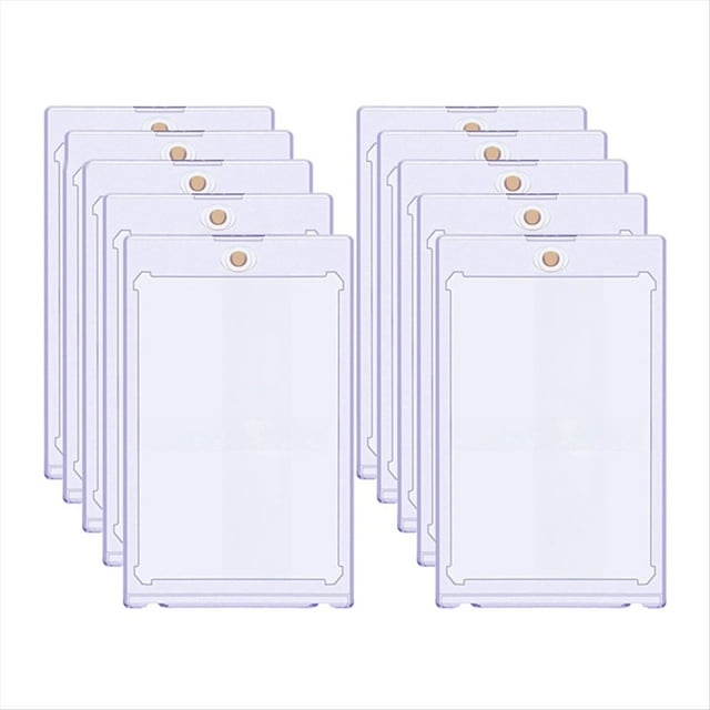 10 Piezas 35PT Portatarjetas Magnético Duro para Idol Photo Cards Protector Sports Trading Card Toploaders Vitrina B