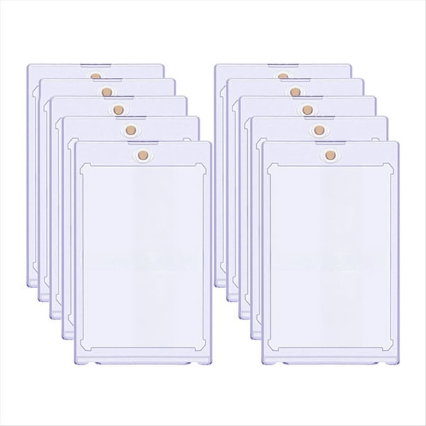 10 Piezas 35PT Portatarjetas Magnético Duro para Idol Photo Cards Protector Sports Trading Card Toploaders Vitrina B