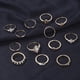 thumbnail image 2 of Conjunto De Anillos Para Mujeres Estrella Luna Corona Señoras Anillo Apilable Anillos Simples De Moda Para Mujeres Chicas Adolescentes 13 Piezas matsuzay AP005754-00, 2 of 6