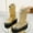 Gold 2, variant on Girls Mid Calf Boots Fashion Glitter Cowboy Boots Toddler Kids Riding Cowgirl Pearl Bowknot Shoes with Back Zipper Gold 5-5.5 Years
