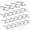 Sliver, variant on lanema Pack of 100 Metal Curtain Hooks Heavy Duty Silver Hangers for Drapes Blinds