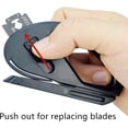 thumbnail image 5 of 2Pack Safety Vinyl Film Cutter Paper Carbon Fiber Cutting Tool Wraps Cutter Craft Knife Utility Knife Film Wrap Paper Cutter with Razor Blade for Window Tint, Car Wrap, Craft Making, 5 of 7