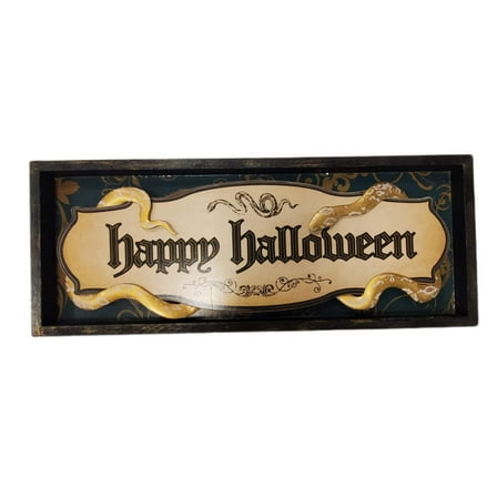 Happy Halloween Snake Wall Decor 15 X 6 in