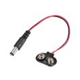 thumbnail image 1 of Plastic Male DC Power to 9V Battery Clip Connector Cable 2.1 x 5.5mm 2 Pcs, 1 of 1