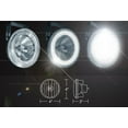 thumbnail image 4 of For 2005 2006 2007 2008 2009 Subaru Outback White Halo Fog Lamp Light Kit, 4 of 6