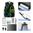 thumbnail image 6 of Daiia Play Game Start School Backpack for Men Women, Unisex Large Waterproof Bookbag Schoolbag Casual Daypack for High School/College/Teens/Travel/Work Black, 6 of 8