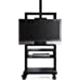 thumbnail image 3 of Posh Pollen Console de Divertissement Style Chevalet Cullen - Noir, 3 of 10