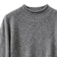 thumbnail image 4 of fatyb Boys Girls Knit Sweater Mock Neck Thermal Pullover Casual Kids Long Sleeve Fall Winter School Tops, 4 of 6