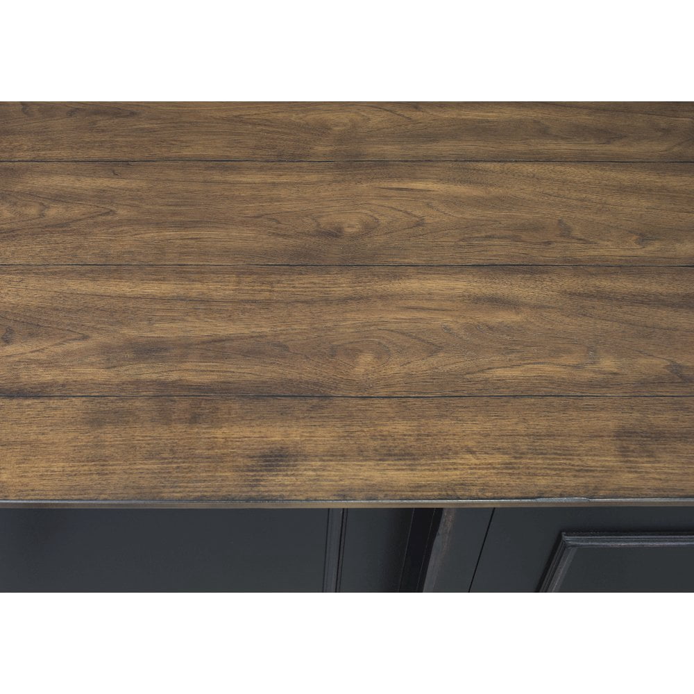 Martin Furniture Hartford Wood Credenza Office Desk Writing Table Black