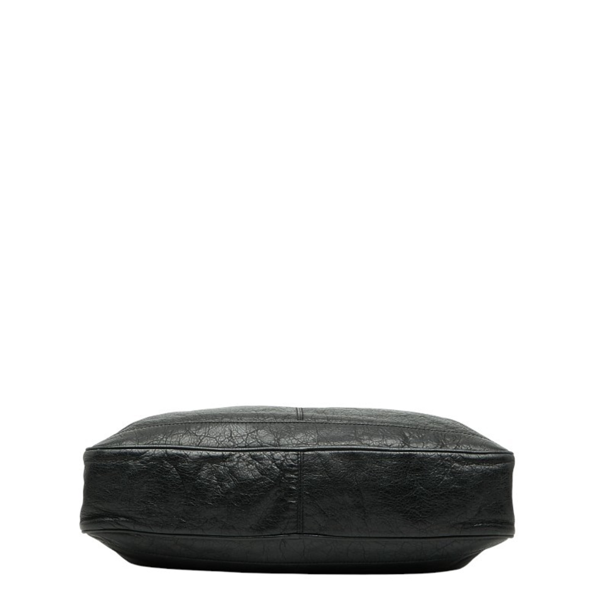 Pre-Owned Balenciaga Briefcase/Shoulder Bag, 2-Way, Black Leather, Men's, BALENCIAGA