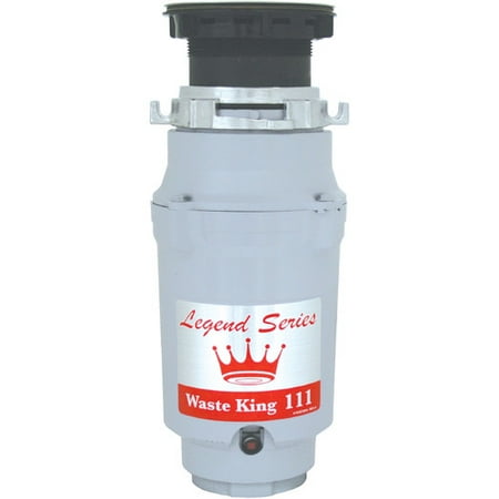 Standard Waste Disposer Flange - Waste King 111 Legend Series 1/3 HP EZ-Mount Garbage Disposer