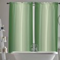 thumbnail image 3 of Forest Green Ombre Window Curtains 84 Inch Length, Rustic Green Color Gradient Rod Pocket Kitchen Window Treatments Drapes for Bedroom, Cafe, Living Room, 2 Panels, 52 W x 84 L, 3 of 5