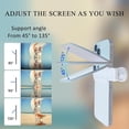 thumbnail image 7 of Mirror Effect Lens - Capture Stunning Reflections Instantly, Smartphone Camera Mirror Reflection Clip Kit, Adjustable Angle Mobile Phone Camera Mirror Clip for Travel (white-1Pc), 7 of 7
