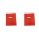 thumbnail image 1 of Vogacara de 100 piezas impermeable a prueba de sudor de un solo de color sólido portátil portátil para niños pulseras para conciertos rojo Rojo 2piezas Vogacara CBP033697, 1 of 5