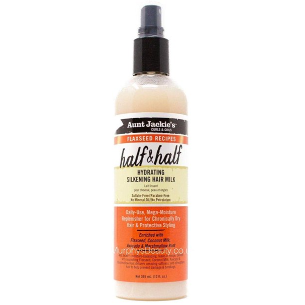 Aunt Jackie S Half Half Hydrating Silkening Hair Milk 12 Oz Walmart Com Walmart Com