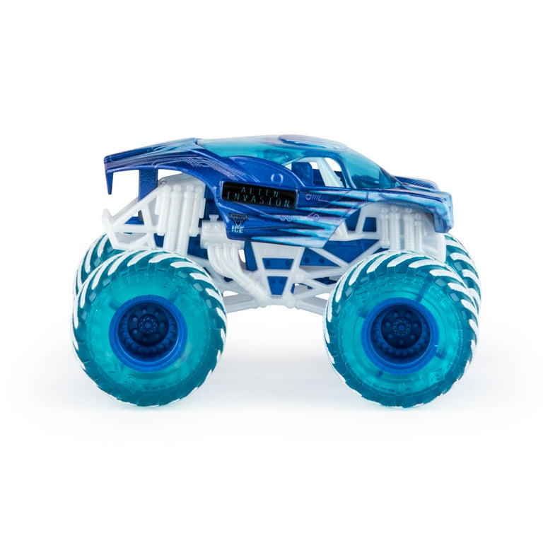 Monster Jam, Fire & Ice Alien Invasion Monster Truck, Die-Cast Vehicle,  Walmart Exclusive, 1:64 Scale