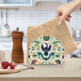 thumbnail image 2 of Yayeee Napkin Holder for Table Set of 2 Kitchen Paper Tissue Organization, Green Animals Pattern, 2 of 8