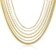 thumbnail image 1 of JeenMata Paquete múltiple de regalo, 6 piezas, collar para mujer, colgante, regalo de joyería, gargantilla, cadena de serpiente, eslabones, collar en capas de moda, collar ajustable, 1 of 5