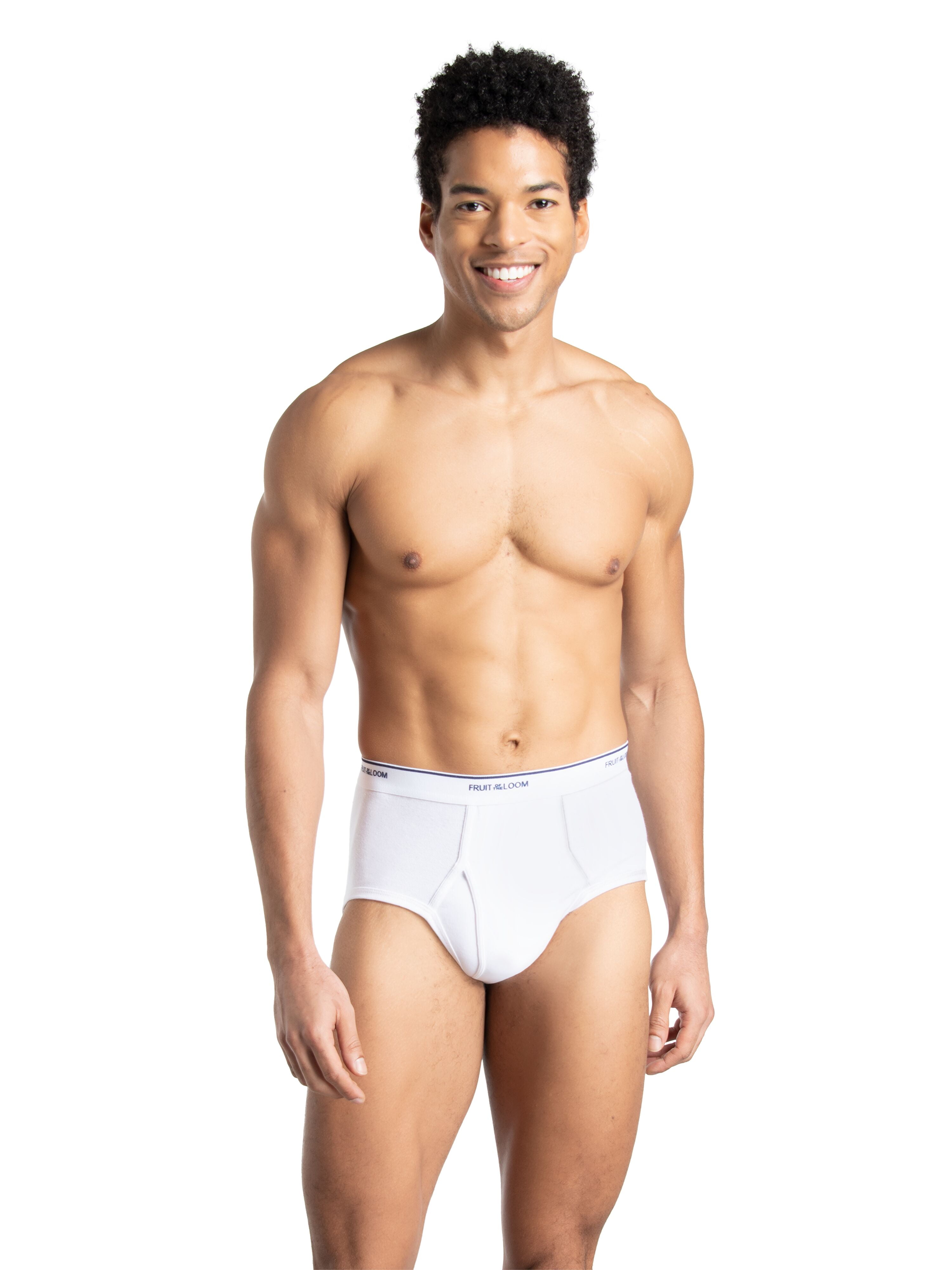 Fruit of the Loom Men's Cotton Briefs – 6-Pack, Moisture