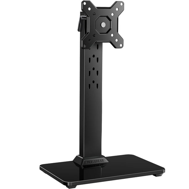 Soporte para monitor Perlegear, independiente, de 13 a 34 pulgadas con rotación de 360°