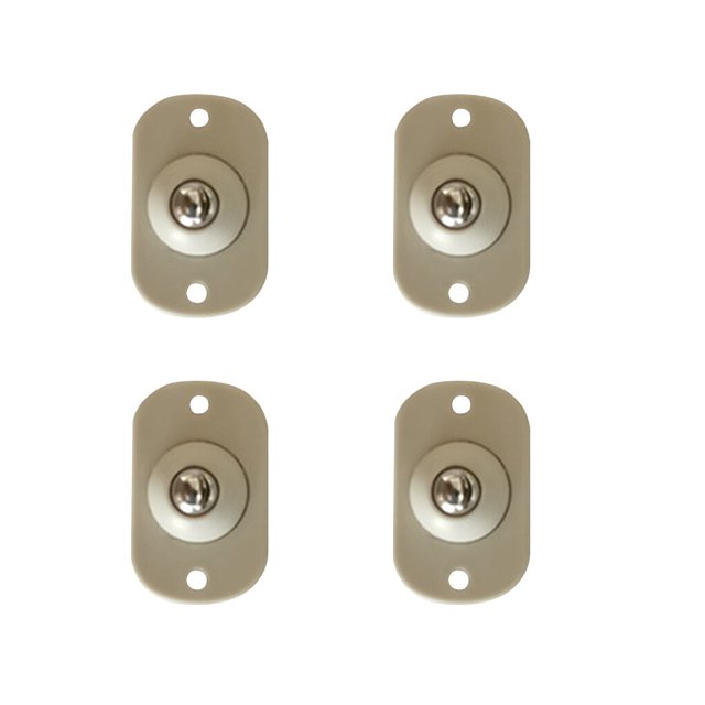 Advancent Paquete de 4 poleas adhesivas, rueda autoadhesiva de 360 grados, caja de almacenamiento de plástico, cubo deslizante, rueda de Type10 NO10