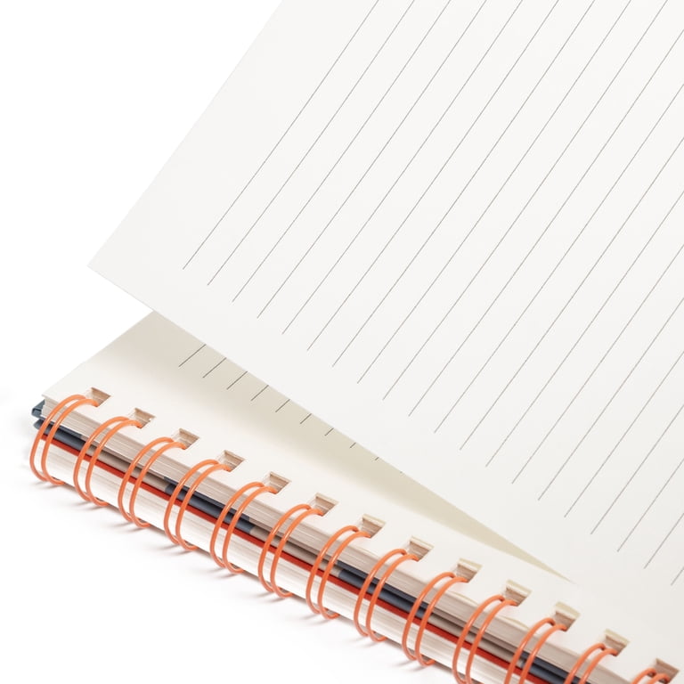 Flower Checkered Spiral Notebook, 8 x 10.5" photo 5