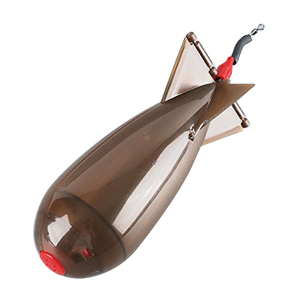 1/3PCS Fishing Spomb Rocket Shape Spod Fishing Feeder Float Bait Holder  Attract