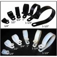 thumbnail image 4 of shiyou-Nylon Cable Clamps – 1” Diameter – 100 Pcs/Pack – Black – Nylon 6-6 – UV Resistant – R-Type Cable Clamps – Cable Organizer – Plastic Wire Clamps, 4 of 4