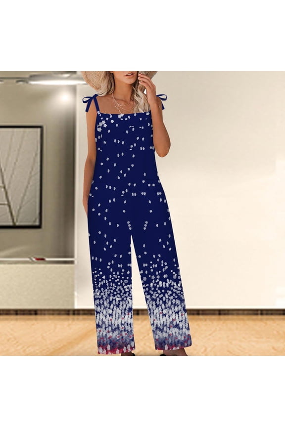 Palazzo Pants For Women Pants Standard High Waist Rise Long Flare-Leg Blue M
