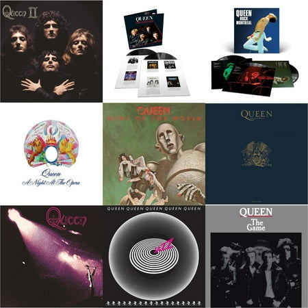 Queen Ii & Greatest Hits 1 (180G/Dl Card/2LP) & Queen Rock Montreal (3LP) & Night At The Opera & News Of The World & Greatest Hits 2 (180G/Dl Card) & Queen & Jazz & Game