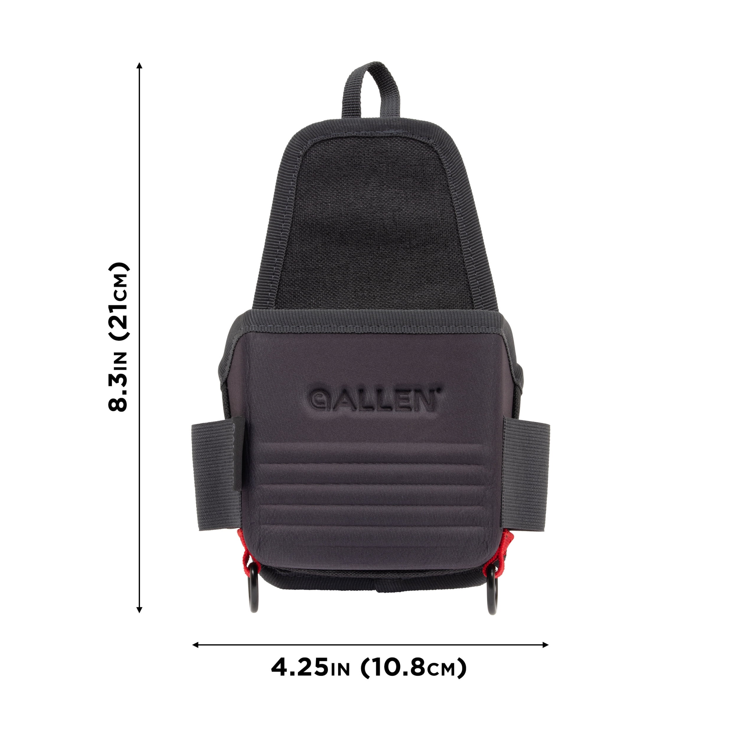 Allen Company Competitor Single Box Molded Shell Carrier, Gray