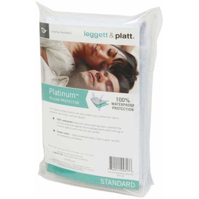 Leggett Platt Queen Size Clean Ultra-Premium Pillow Protector W/Shield Crypton 