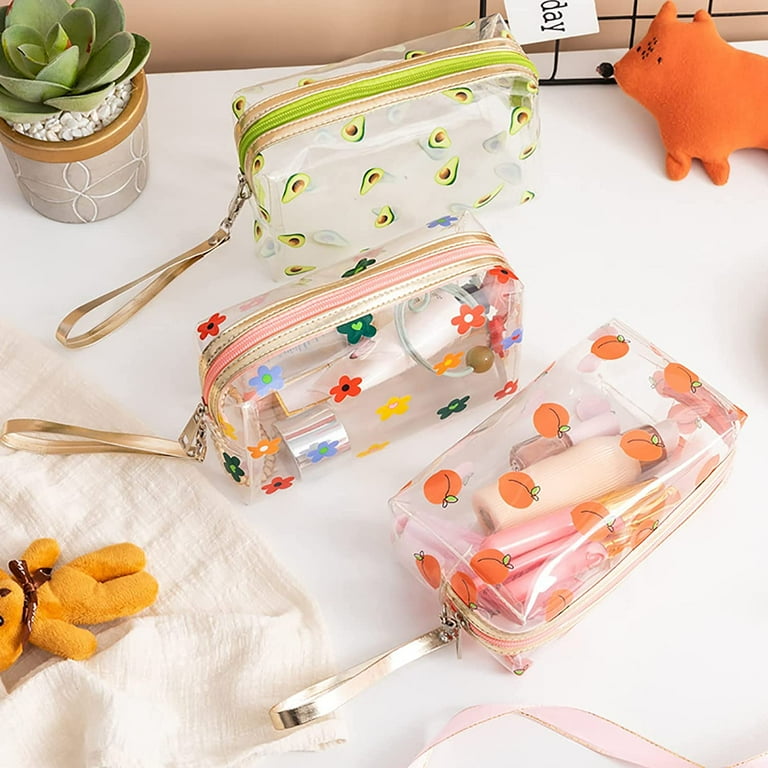 Kawaii Clear Transparent Pencil Pouch