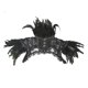 thumbnail image 4 of Chal de plumas falsas, Poncho de plumas de encaje gótico, envoltura de hombro, encogimiento de hombros de plumas de M Yuyangstore capa tipo chal con plumas, 4 of 8