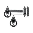 thumbnail image 1 of Steel Ring Door Gate Latch-1, Black, 1 of 1