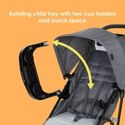 Baby Trend Venture 4-Wheel Stroller Travel System - Desert Grey - Grey