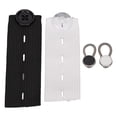 thumbnail image 2 of Juego de 20 botones extensores con 10 botones elásticos para cintura y 10 botones extensores de cuello para camisas y pantalones., 2 of 14