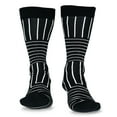 thumbnail image 4 of TeeHee Soft Comfortable Cotton Crew Socks for Women and Men Multipack (Line Block_3Pair), 4 of 9