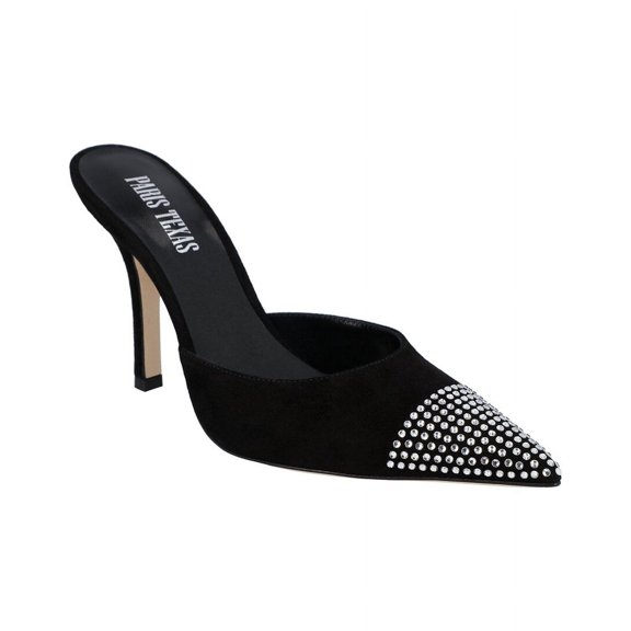 Paris Texas Holly Suede Mule, 36
