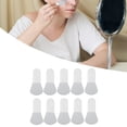 thumbnail image 2 of 10Pcs Silicone Mask Brush Mini Short Handle Mud Applicator Portable Facial Beauty Tool WhiteFanshaped Thumb Type, 2 of 5