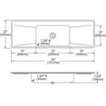 thumbnail image 5 of SS 54x22x7.6 Single Drop-in Sink, 5 of 7