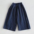 thumbnail image 2 of JFOPQVSM Cotton and Linen Long Pants Toddlers and Baby Girls' Wide Leg Pull-on Pant (6M-6Y), 2 of 9