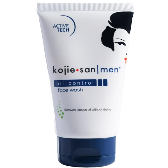 Kojie San Men Oil Control Face Wash, 125g – Deep Cleansing Facial Wash for Men, Controls Oil and Moisturizes Skin, Paraben-Free