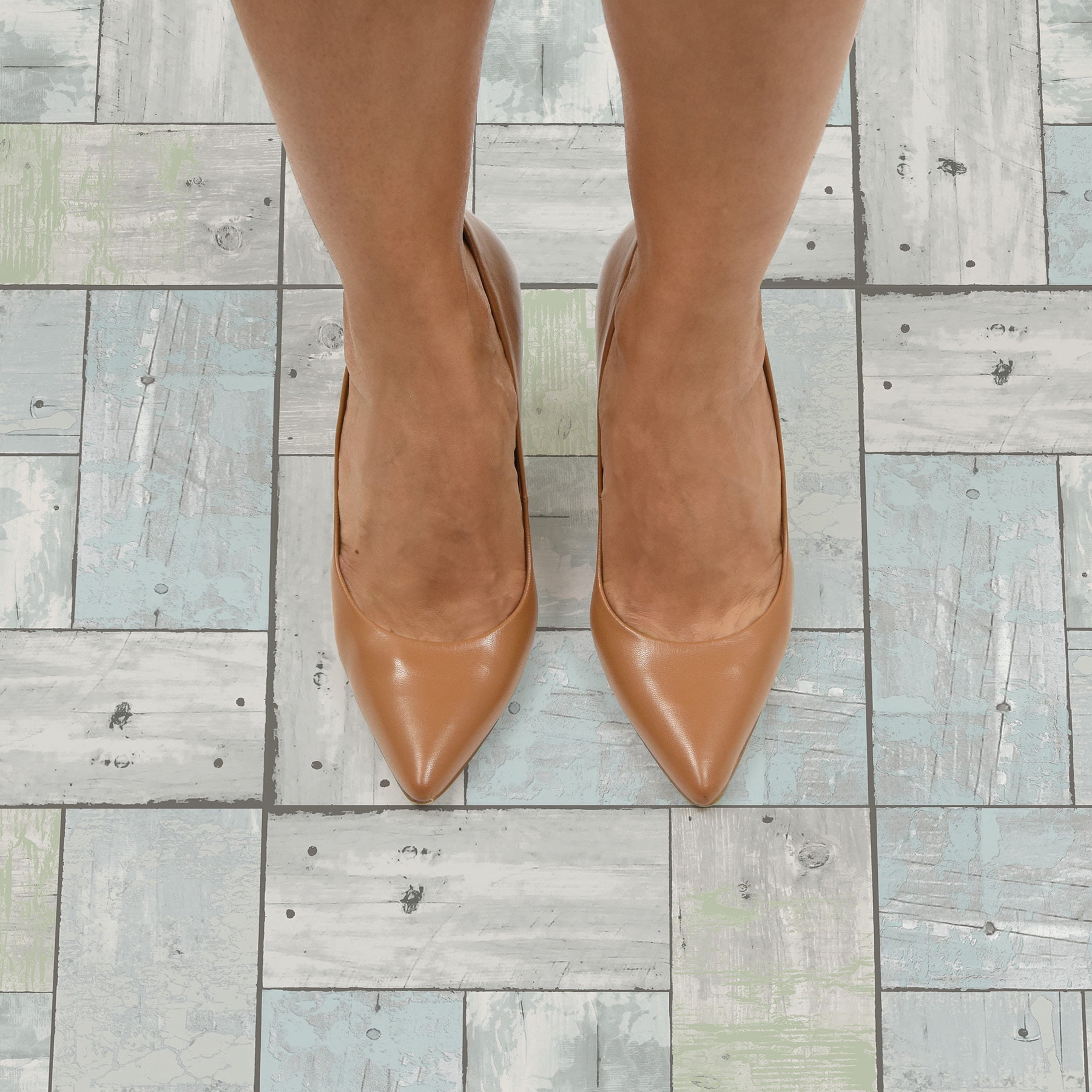 FloorPops Boardwalk 12 in. x 12 in. Peel and Stick Virgin Vinyl Floor Tiles (10-Pack)