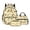 Yellow and Brown - Dachshund Baseball, variant on DISNIMO 17 Inch Kids Backpack for Boys, Planet Print Preschool Kindergarten School Backpack Set with Lunch Box and Pencil Case, 17 Inch Large Bookbag Travel Daypack